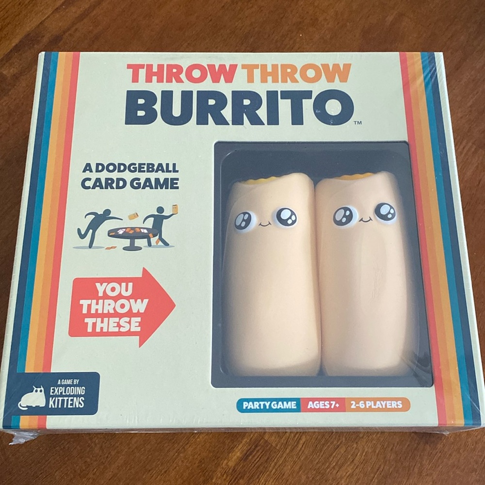 Throw Throw Burrito Dodgeball Card Game